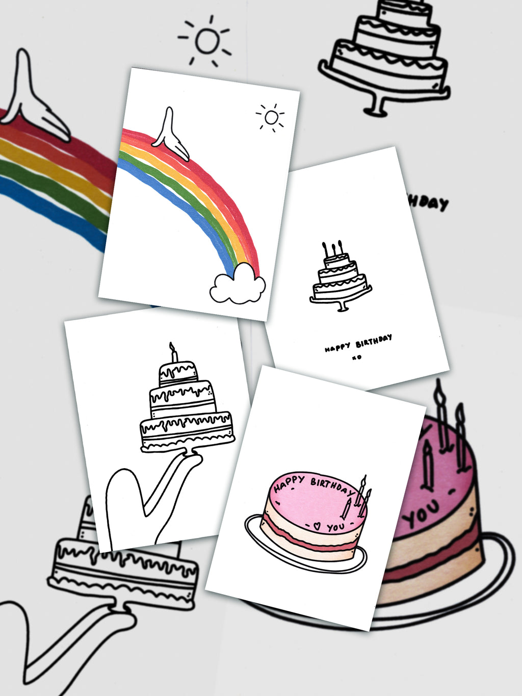 Celebration card set
