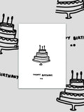Happy Birthday xo card